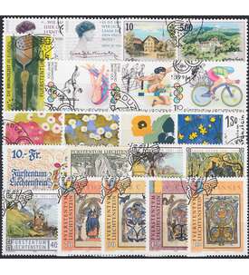 Liechtenstein 1996 gestempelt Nr. 1124-1144