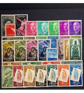 Spanien 1956 postfrisch Nr. 1070-1102