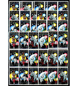 DDR ZD  Nr. 2364-2367 postfrisch **  Zirkuskunst 1978   WZd 394 - SZd 167, 16 Kombinat