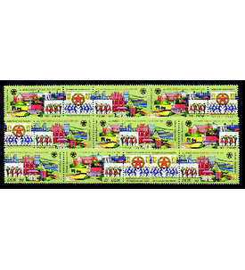 DDR ZD  Nr. 3168-3169 postfrisch **  Arbeiterfestspiele 1988      WZd 741 - WZd 746, 6 Kombinat.