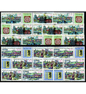 DDR ZD  Nr. 3173-3176 postfrisch **  Ausstellung 1988   WZd 747 - WZd 758, 12 Kombinat