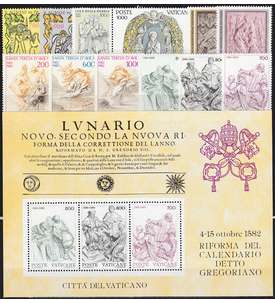 Vatikan 1982 postfrisch Nr. 803-815 Block 4