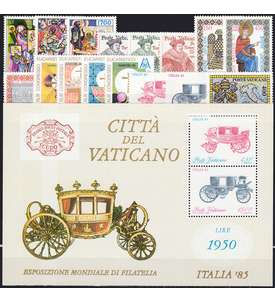 Vatikan 1985 postfrisch        Nr. 867-882 Block 8