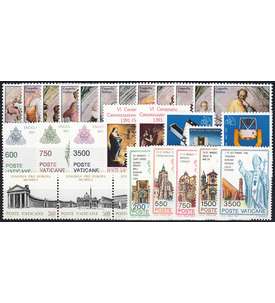 Vatikan 1991 postfrisch Nr. 1023-1050