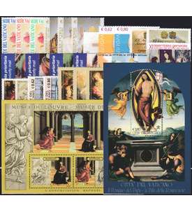 Vatikan 2005 postfrisch        Nr. 1514-1542 Block 25-26