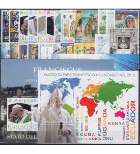 Vatikan 2016 postfrisch Nr. 1859-1888 Block 50-52