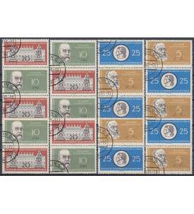 DDR ZD Nr. 795-798 gestempelt  Humboldt-Universitt 1960    SZd 12 - SZd 19, 8 Kombinationen