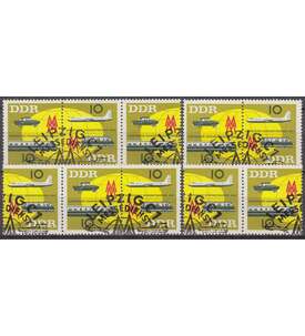 DDR ZD Nr. 976-977 gestempelt  Herbstmesse 1963             WZd 94 - WZd 97, 4 Kombinationen