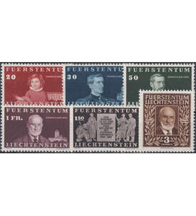 Liechtenstein 1940 postfrisch Nr. 186-191