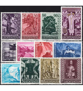 Liechtenstein 1959 postfrisch Nr. 377-388