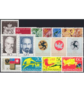 Liechtenstein 1969 postfrisch Nr. 506-520