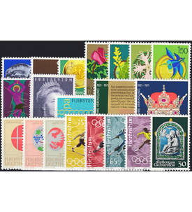 Liechtenstein 1971 postfrisch Nr. 536-555