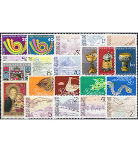 Liechtenstein 1973 postfrisch Nr. 579-599