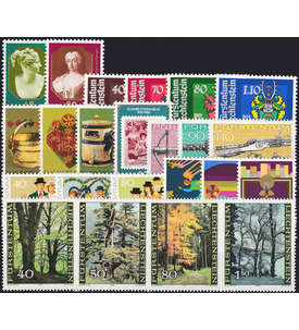 Liechtenstein 1980 postfrisch Nr. 741-763