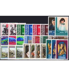 Liechtenstein 1982 postfrisch Nr. 791-815