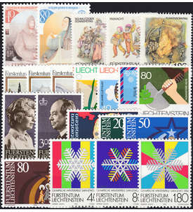 Liechtenstein 1983 postfrisch Nr. 816-836