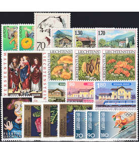Liechtenstein 1997 postfrisch Nr. 1145-1164