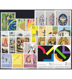 Liechtenstein 2001 postfrisch Nr. 1255-1282