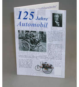 Klappfolder 125 Jahre Automobil