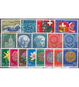 Schweiz 1964 postfrisch ** Nr. 791-807