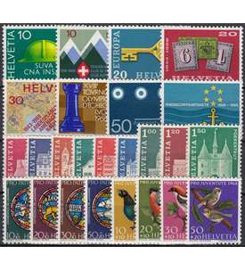 Schweiz 1968 postfrisch ** Nr. 870-894