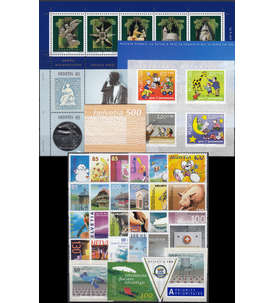 Schweiz 2004 postfrisch ** Nr. 1864-1905 Block 35-37