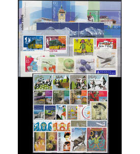 Schweiz 2006 postfrisch ** Nr. 1951-1993 Block 40-41