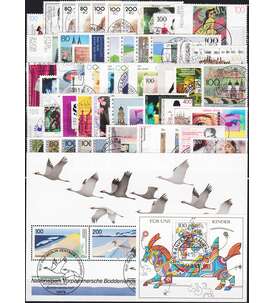 BRD Bund  Jahrgang 1996 gestempelt Bund komplett