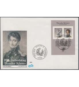 BRD Block 25 FDC Ersttagsbrief