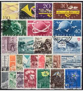 Schweiz 1949 gestempelt Nr. 518-544