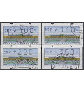 BRD Bund  ATM 2.1.1 VS2 gestempelt 100/110/220/300 Pfg. DBP normal