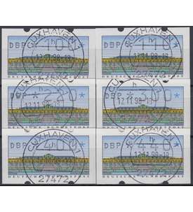 BRD Bund  ATM 2.1.1 VS3 gestempelt 100/110/220/300/400/440 Pfg. DBP normal