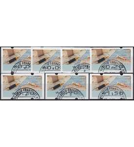 BRD ATM8 VS1 gestempelt 5/8/10/20/30/90/150 Cent Briefmarken 2017