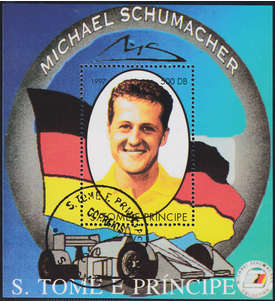 50 Motiv-Blocks mit Michael Schumacher-Block