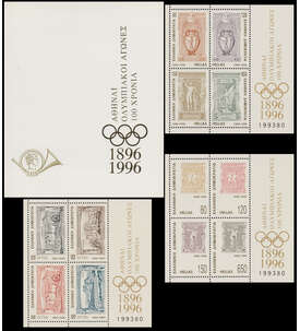 100 Jahre Olympische Spiele Blockset