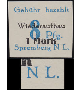 DeutscheLokalausgabe Spremberg  Nr. 21B VII postfrisch **  Plattenfehler