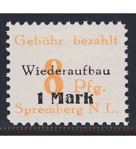 Dt. Lokalausgabe Spremberg Nr. 19 A VII postfrisch Plattenfehler