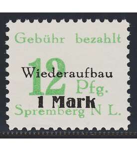 Dt. Lokalausgabe Spremberg Nr. 22 A XIII postfrisch Plattenfehler