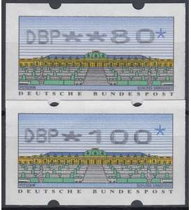 BRD Bund  ATM2.2.1 TS2 postfrisch **  80/100 Pfg.                    DBP+Wertziffern breit