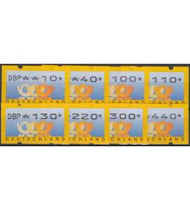 BRD Bund  ATM3.1 TS1 postfrisch **   10/40/100/110/130/220/300/     440 Pfg. DBP+Wertziffern breit