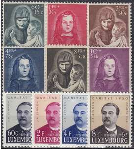 Luxemburg 1950 postfrisch      Nr. 468-477