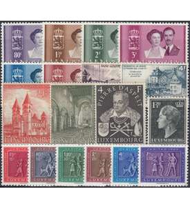 Luxemburg 1953 postfrisch      Nr. 505-522