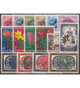 Luxemburg 1955 postfrisch      Nr. 531-546