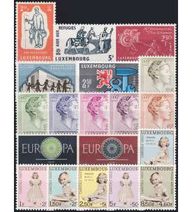 Luxemburg 1960 postfrisch      Nr. 618-636