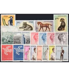 Luxemburg 1961 postfrisch      Nr. 637-654