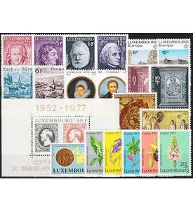 Luxemburg 1977 postfrisch      Nr. 941-961 Block 10