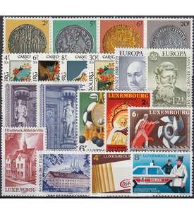 Luxemburg 1980 postfrisch      Nr. 1003-1021