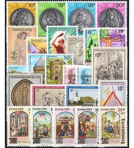 Luxemburg 1986 postfrisch      Nr. 1143-1167