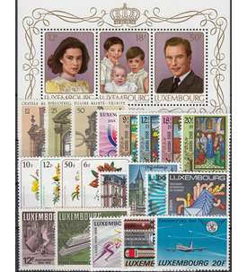 Luxemburg 1988 postfrisch      Nr. 1190-1213 Block 15