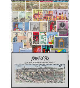 Luxemburg 1998 postfrisch      Nr. 1437-1465 Block 17